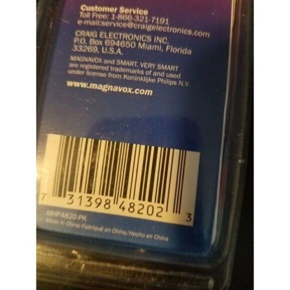 Smooth Bass Pink MHP4820-PK Magnavox Earbud Stereo In-Ear Silicon Cushion Snug - Picture 7 of 8